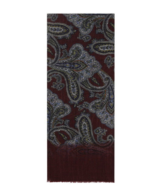 Wollschal 70 x 180 cm | Bordeauxrot