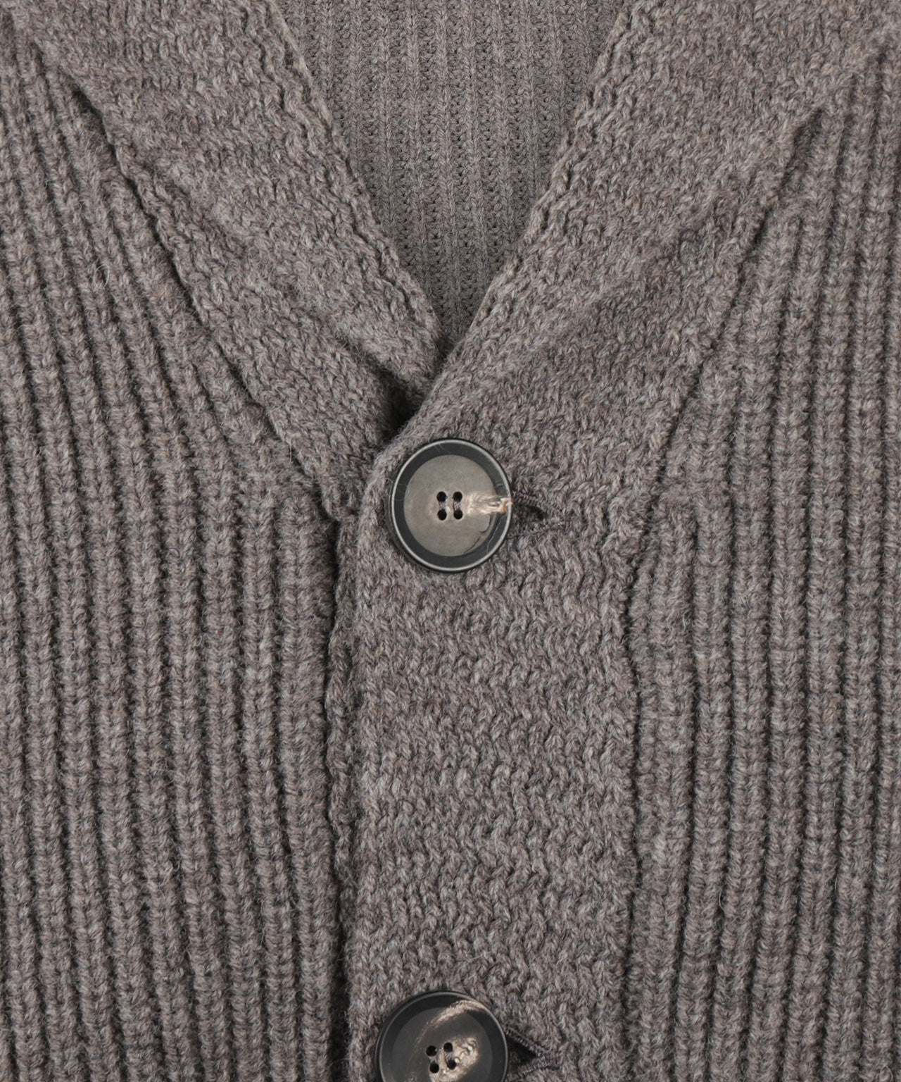 William Lockie Cardigan Jamie mit Schalkragen | Birke