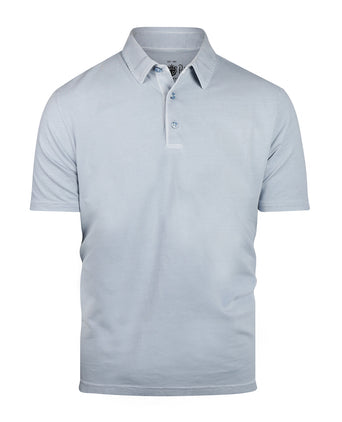 Casual Jersey Polo Korte Mouw | Blauw