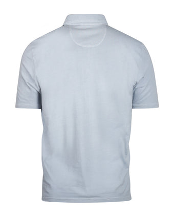 Lässiges Jersey-Polohemd, Kurzarm | Blau