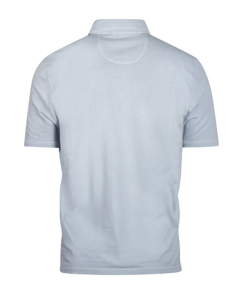 Lässiges Jersey-Polohemd, Kurzarm | Blau