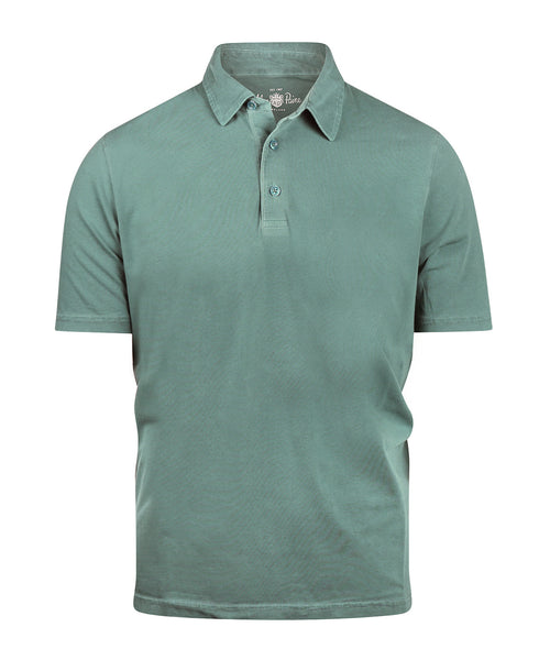 Casual Jersey Polo Korte Mouw | Groen