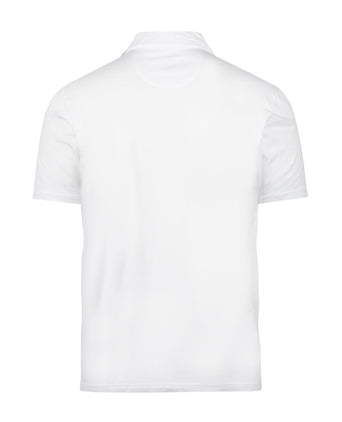 Casual Jersey Polo Korte Mouw | Wit