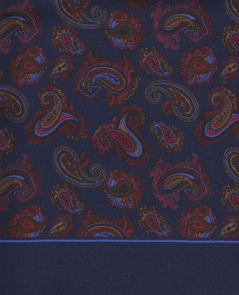 Sjaal Zijde/Wol | Blauw