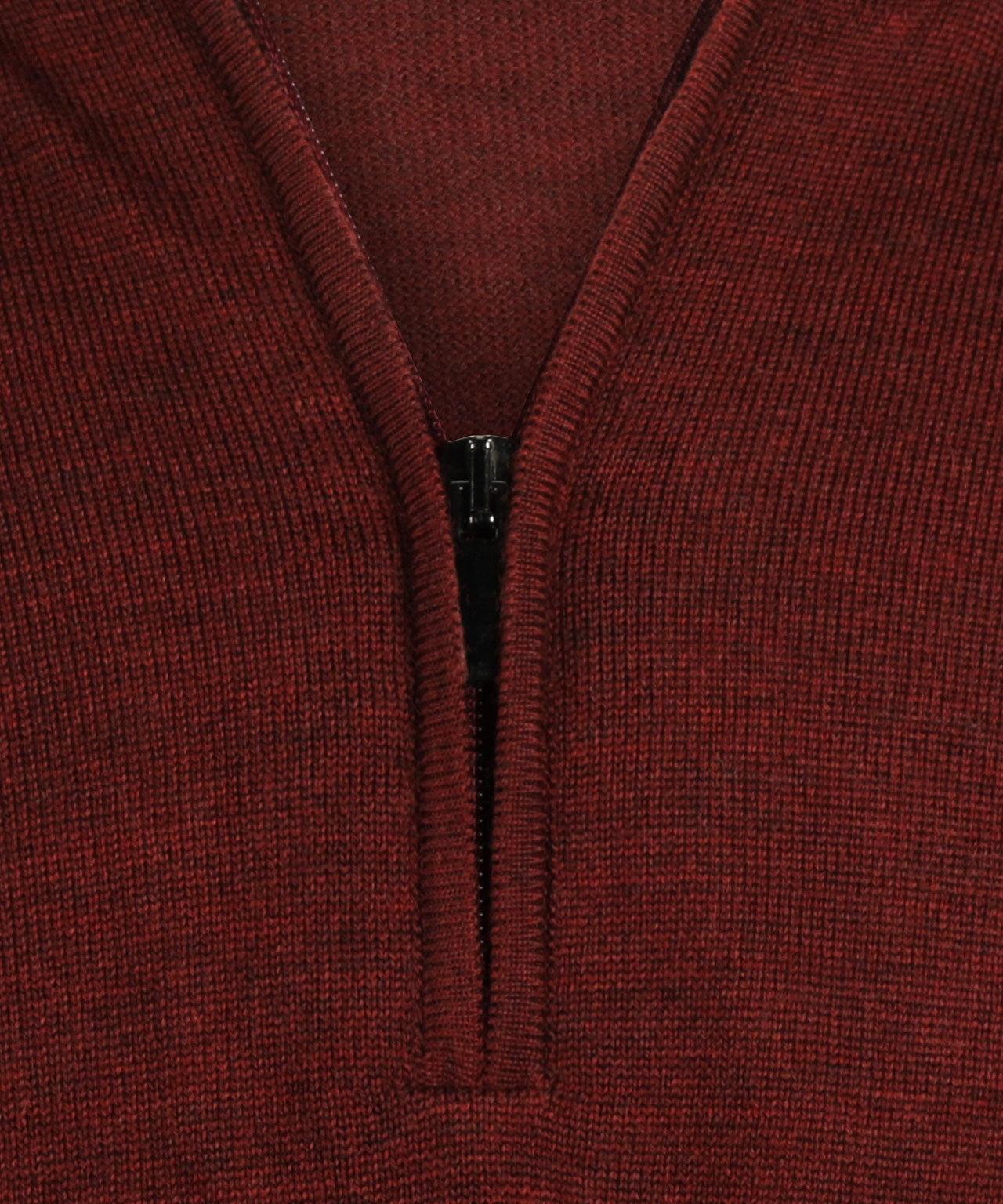 Merino Half Zip Pullover | Bordeaux