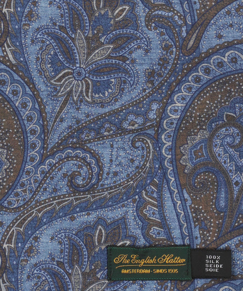 Sjaal 100% Zijde | Blauw