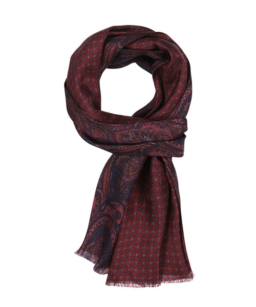 Sjaal 100% Zijde | Rood
