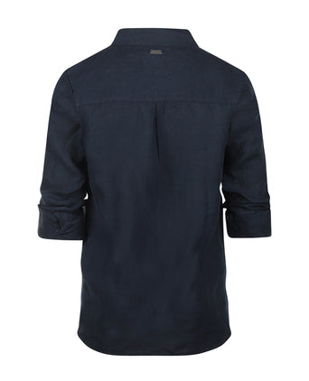 Barbour Shirt Dames | Navy Blauw