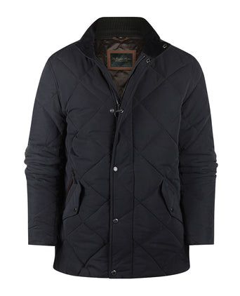 Barbour Winter Chelsea Quilted Jacket | Navy Blauw