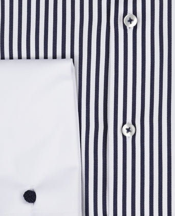 Eterna Overhemd Dubbele Manchet | Blauw