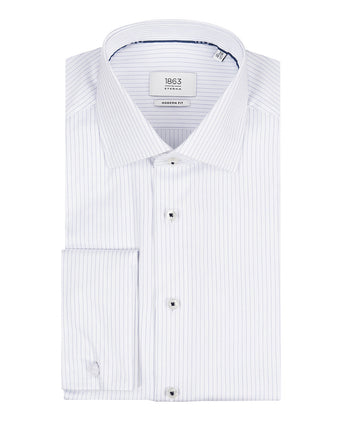 Eterna Overhemd Dubbele Manchet | Blauw