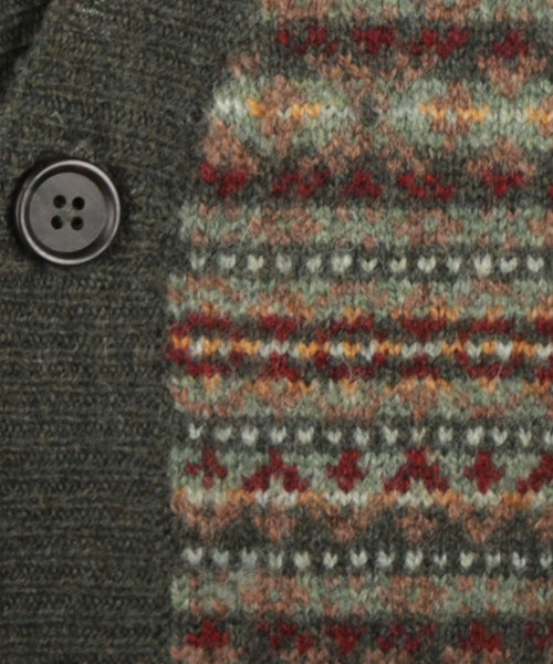 Alan Paine Spencer Fair Isle | Groen