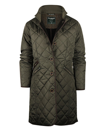 Wellington Quilt Jas Dames | Groen