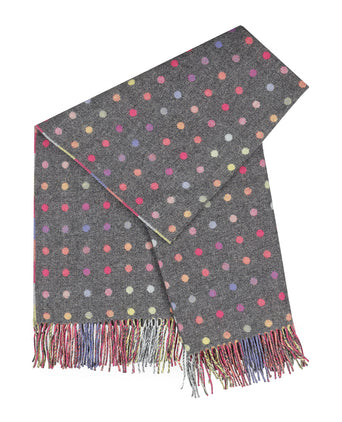 Plaid Lamswol 140x180 cm | Grijs