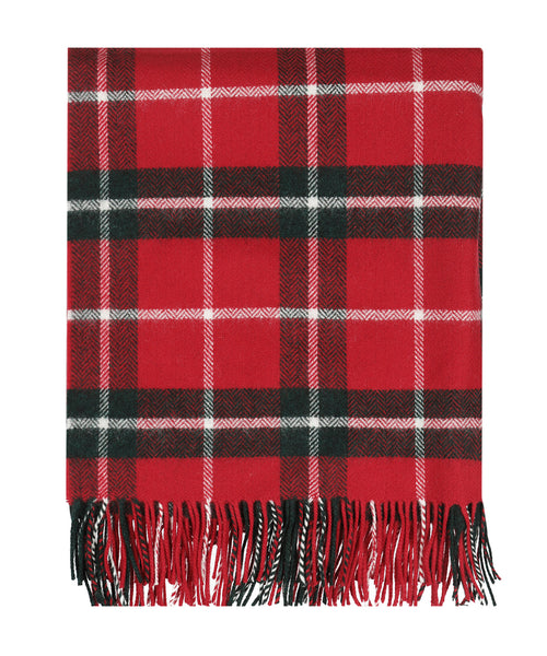 Plaid Lamswol 140x180 cm | Rood