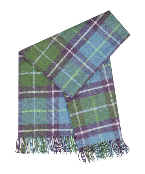 Plaid Lamswol 140x180 cm | Groen