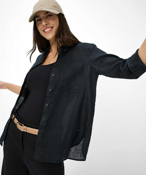 Brax Dames Blouse Vicki | Zwart