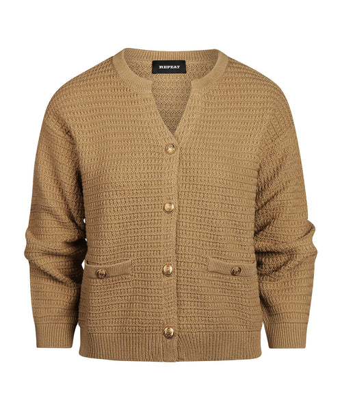 Repeat Dames Vest | Bruin