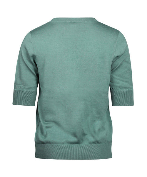 Basic Dames Pullovers korte mouwen | Groen