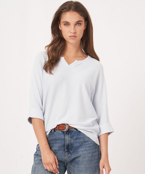 Losvallende Batwing Dames Pullover | Blauw