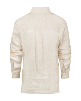 Repeat Linnen Dames Blouse | Beige
