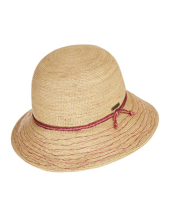 Crochet Raffia Dameshoed | Naturel