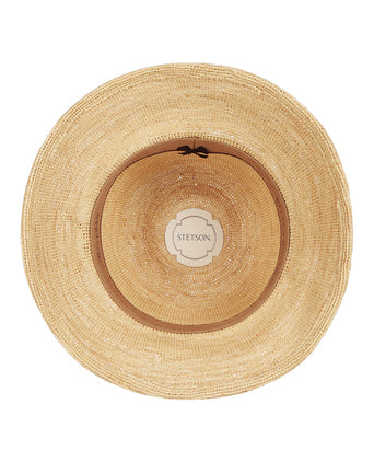 Crochet Raffia Dameshoed | Naturel