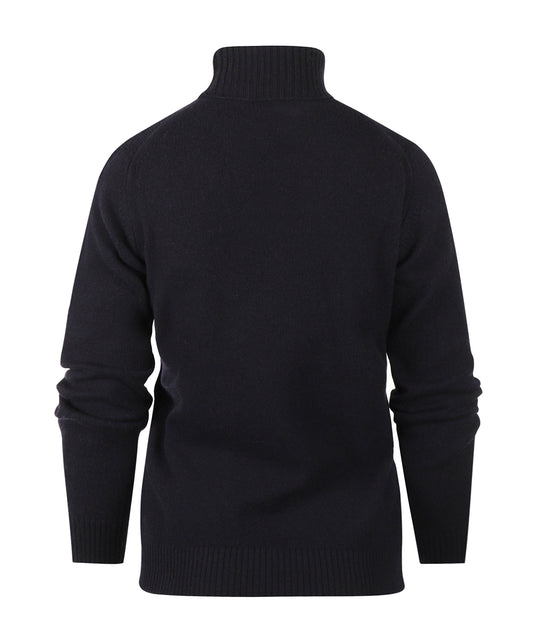 William Lockie Women's Collar Lambswool | Navy