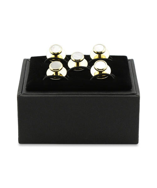Dress Studs per set 5 stuks | Wit