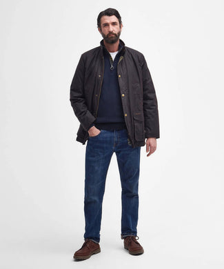 Barbour Jacke Hereford Wax | Braun Barbour Jacke Hereford Wax | Braun