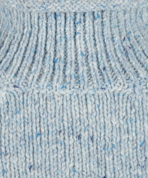 Fisherman Dames Kol Pullover | Blauw