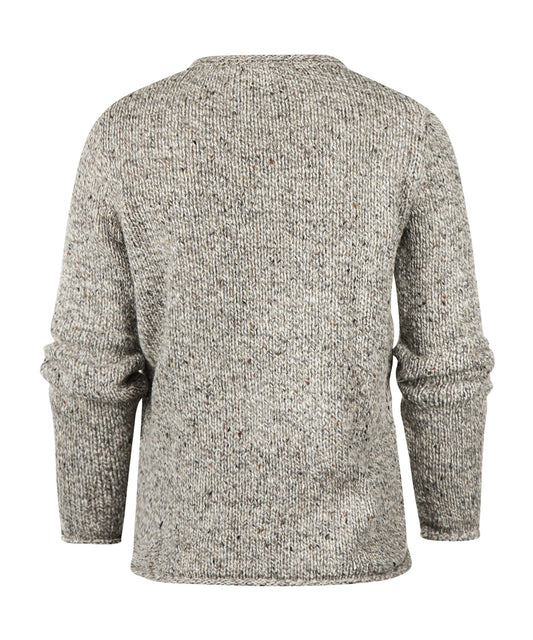 Fisherman Women's Round Neck Sweater | Brown
