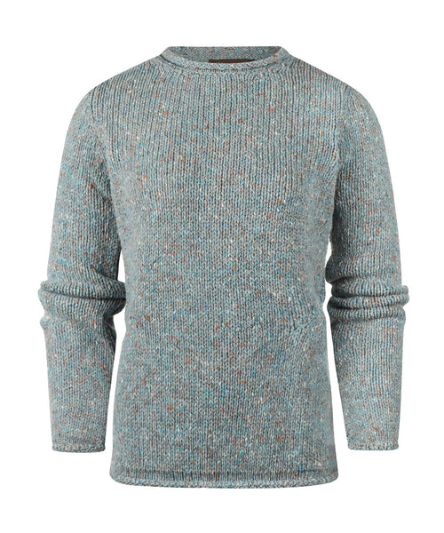 Fisherman Dames Ronde Hals Pullover | Groen