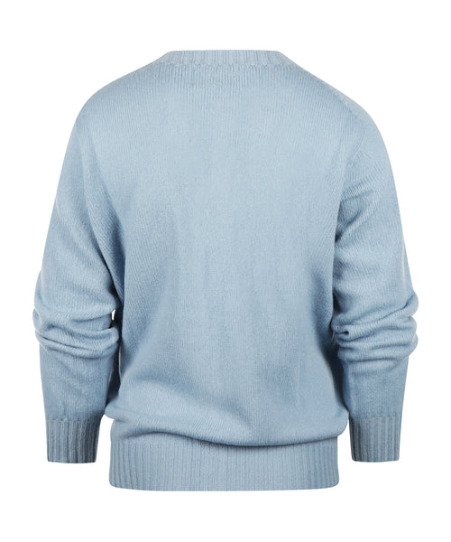 Harley of Scotland Dames Knoop Vest | Blauw