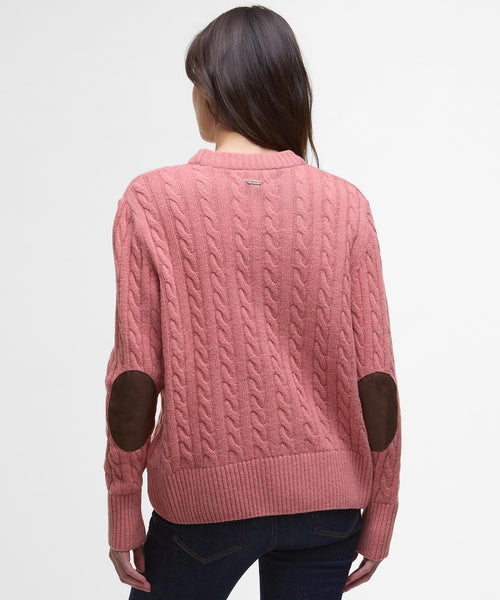Barbour Dames Belford Knited Jumper | Roze