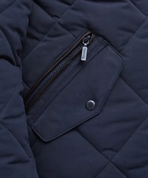 Barbour Winter Chelsea Quilted Jacket | Navy Blauw
