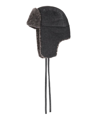 Stetson Bomber Cap Denim Garage Theme | Zwart