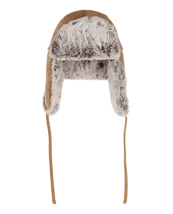 Stetson Pilotenmuts Corduroy Jersey | Beige