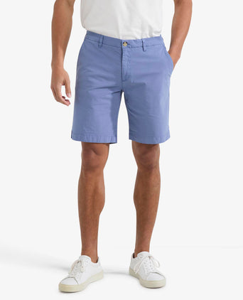 Popeline-Shorts | Vintage-Blau