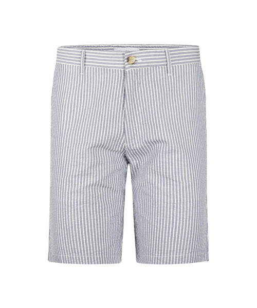 Seersucker Short | Medium Blue