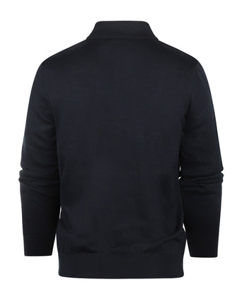 Barbour Pima Cotton Knitted Polo | Navy Blauw