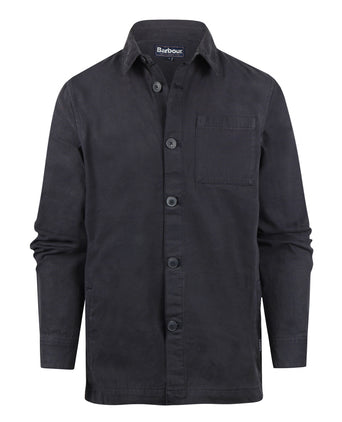 Barbour Regular Washed Overshirt | Marineblau