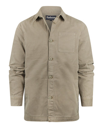Barbour Regular Washed Overshirt | Grün