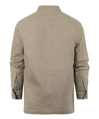 Barbour Regular Washed Overshirt | Grün Barbour Regular Washed Overshirt | Grün