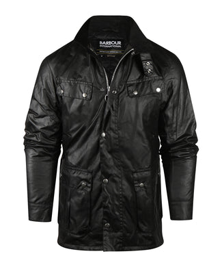 Barbour International Duke Wachsjacke | Schwarz Barbour International Duke Wachsjacke | Schwarz