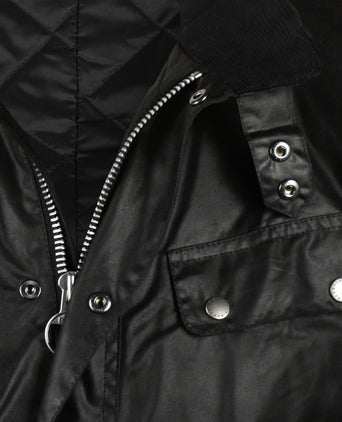 Barbour Intl. Duke Wax Jacket | Zwart