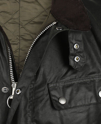 Barbour Intl. Duke Wax Jacket | Groen