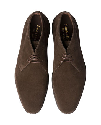 Loake Pimlico Chukka Boot Suede | Bruin