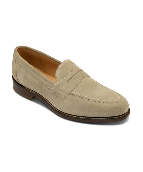 Loake Imperial Penny Loafer Suede | Beige