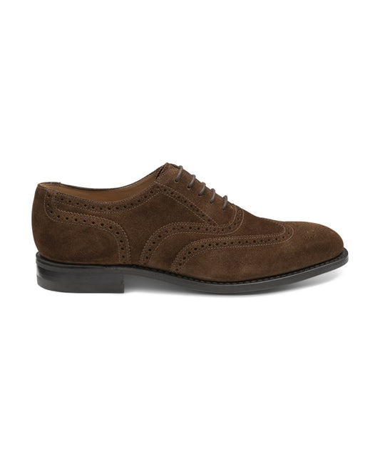 Loake 302 Full Brogue Wildleder | Braun